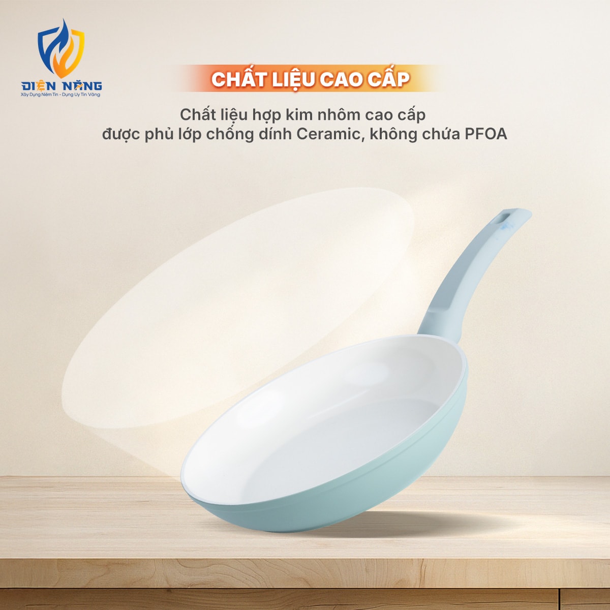 Chảo đơn chống dính, D26, 4mm - anh 4