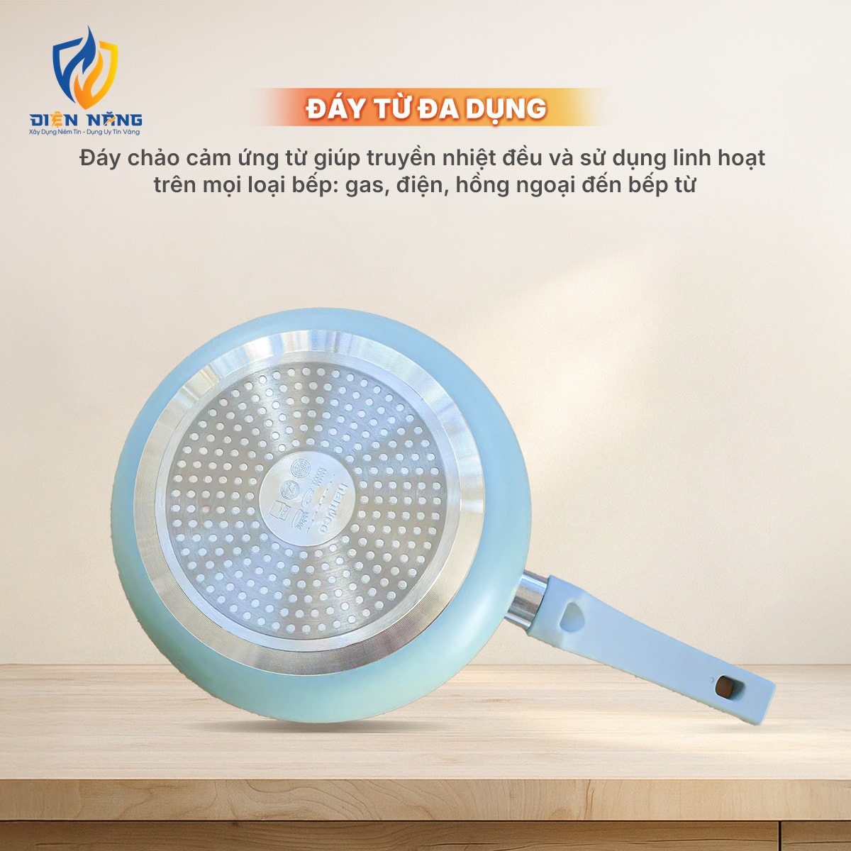 Chảo đơn chống dính lòng sâu, D24, 2.5mm - anh 5