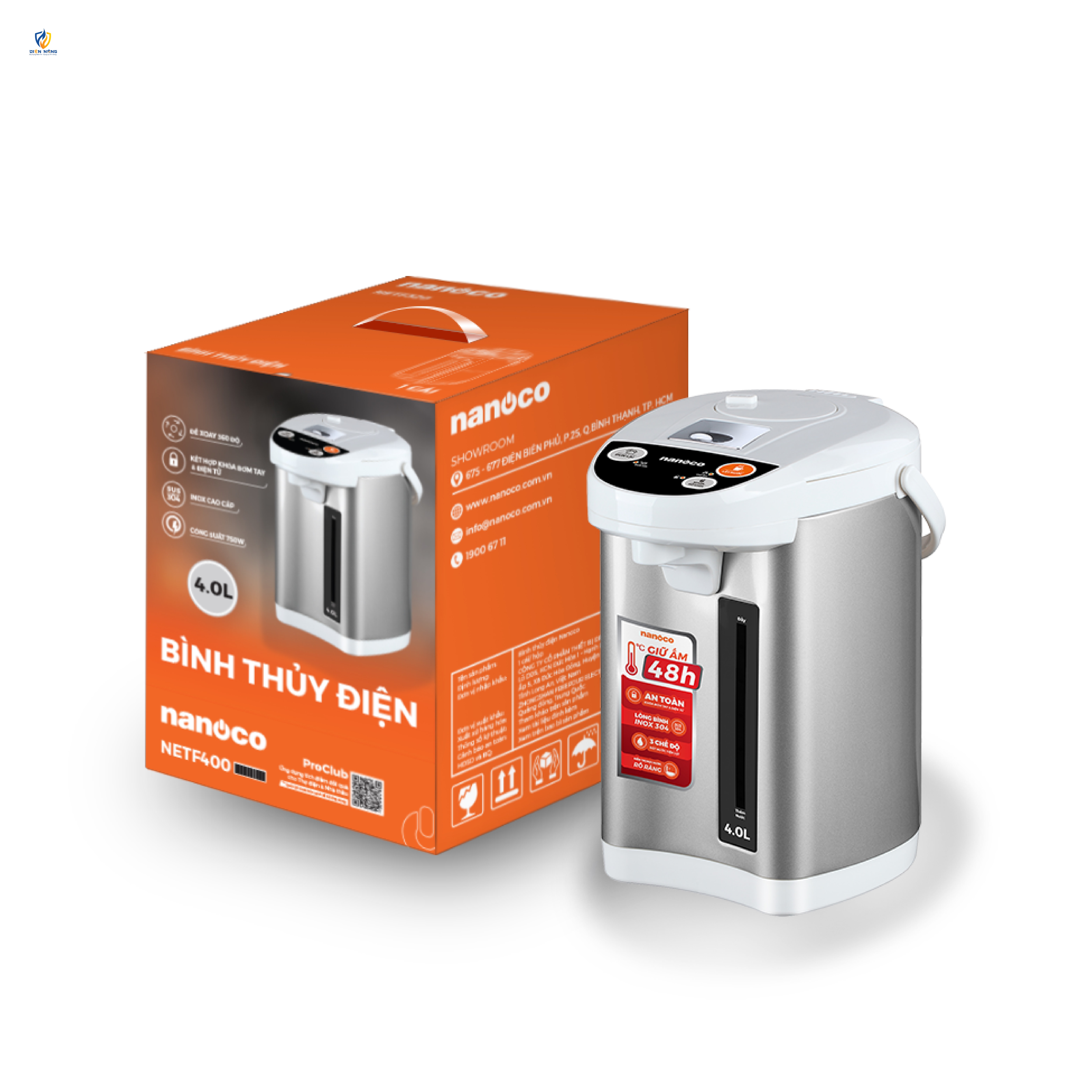 Bình thủy điện, 4.0L, NETF400 - anh 3