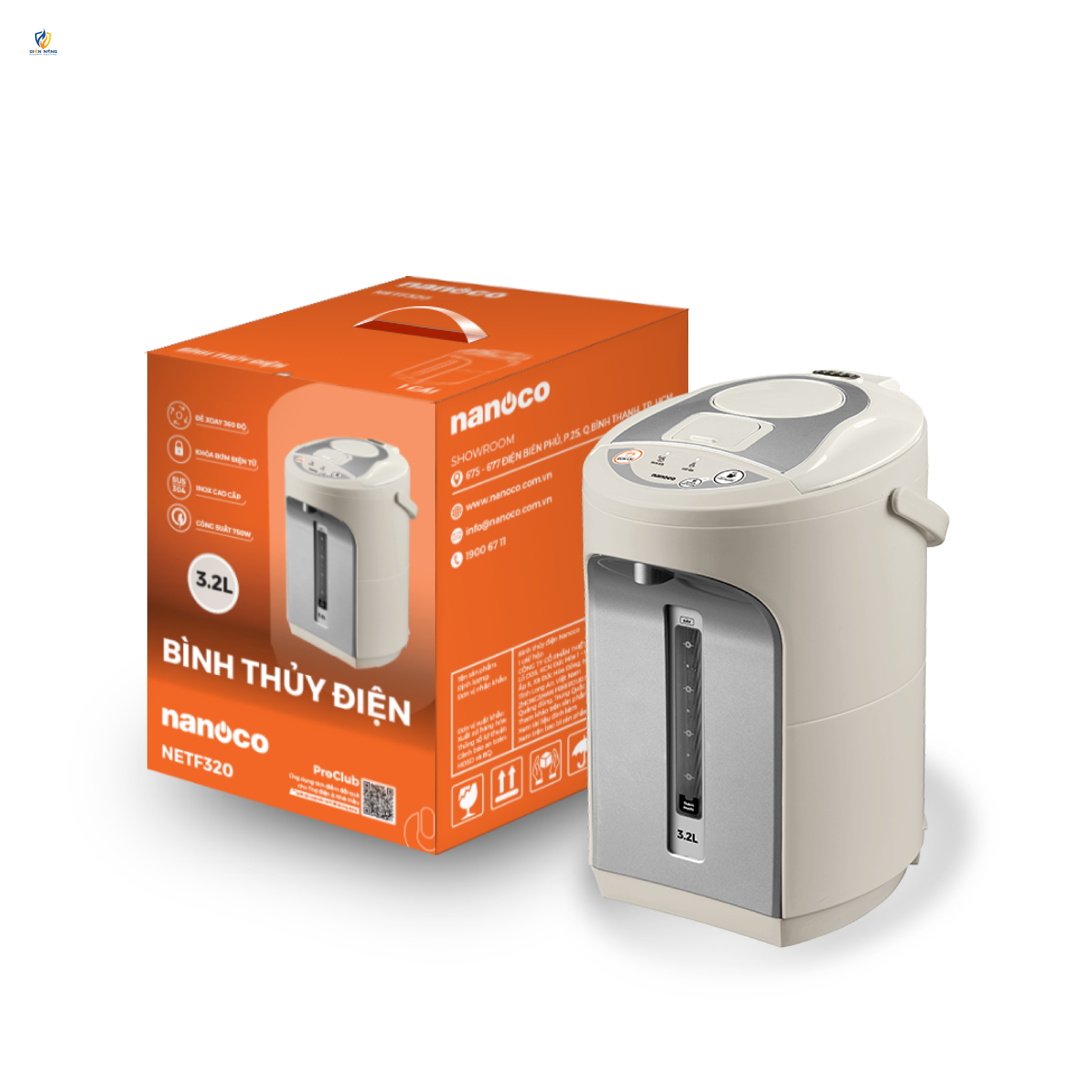 Bình thủy điện, 3.2L, NETF320 - anh 3