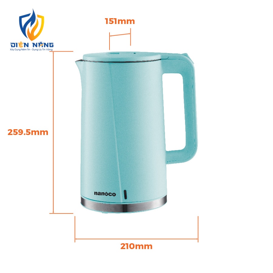 Bình đun siêu tốc inox, NKT1718 - anh 2