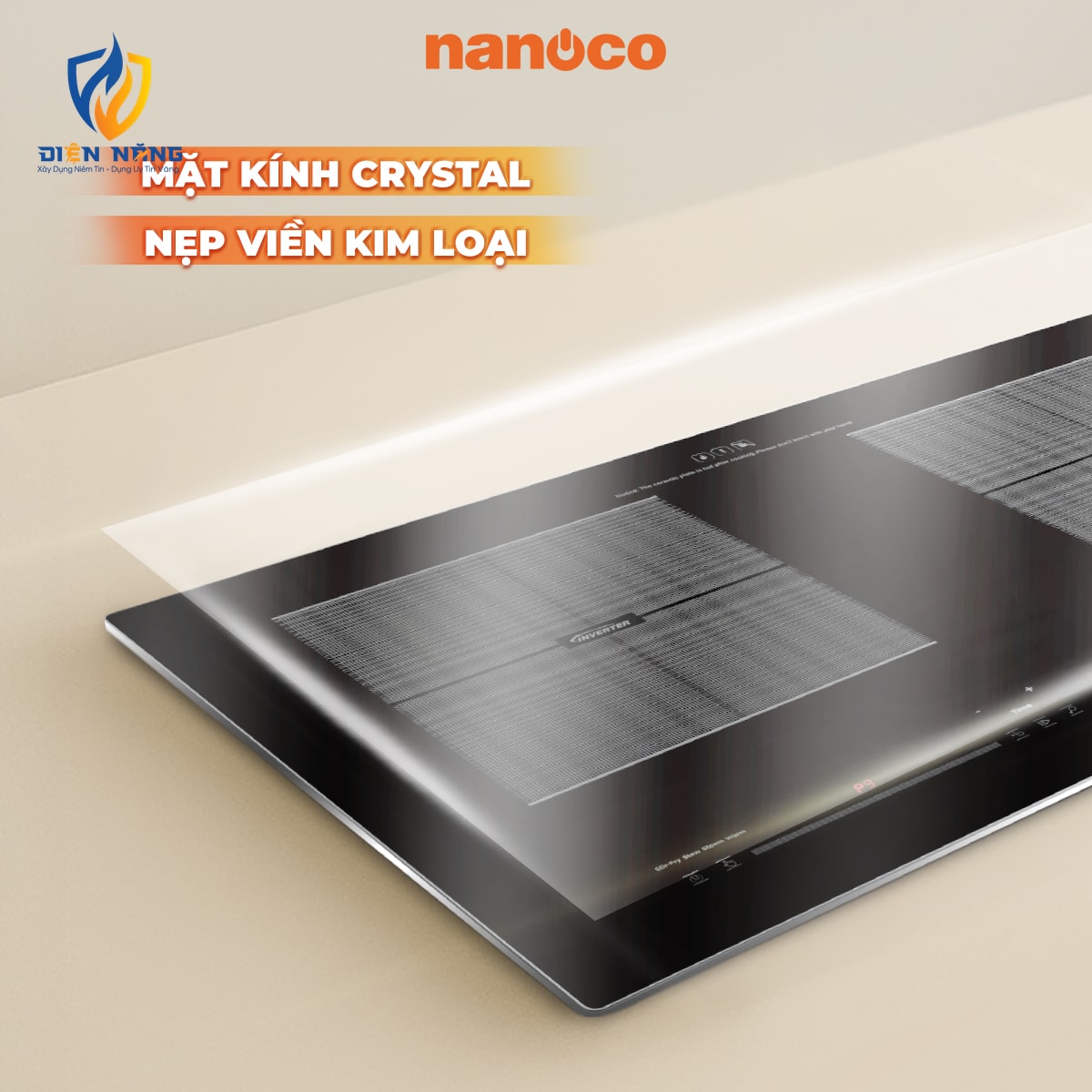 Bếp điện từ đôi Nanoco, NICL482 - anh 5