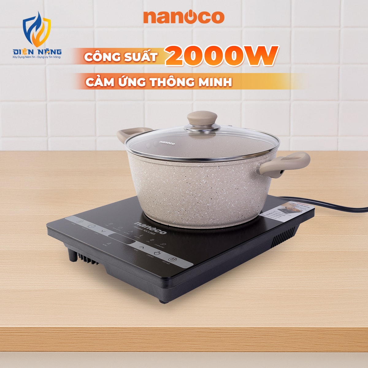 Bếp hồng ngoại Nanoco, NICL665 - anh 3
