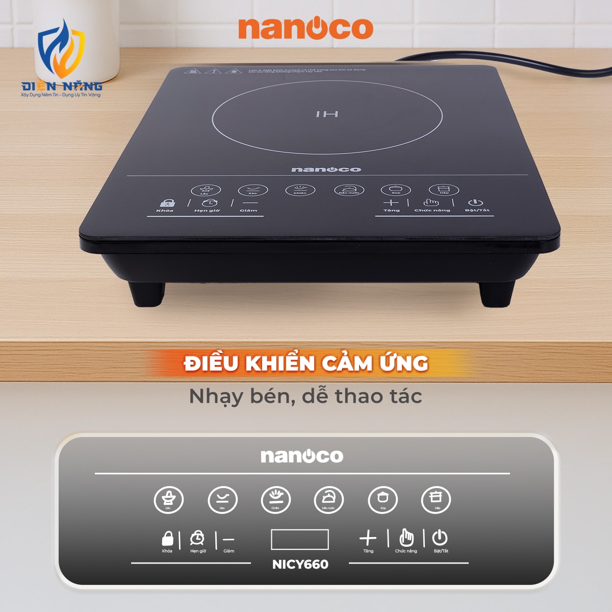 Bếp điện từ đơn, cảm ứng, 1800-2000W - anh 4