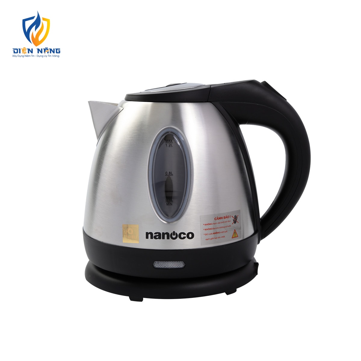 Bình đun siêu tốc 1216, inox 304,1.2L
