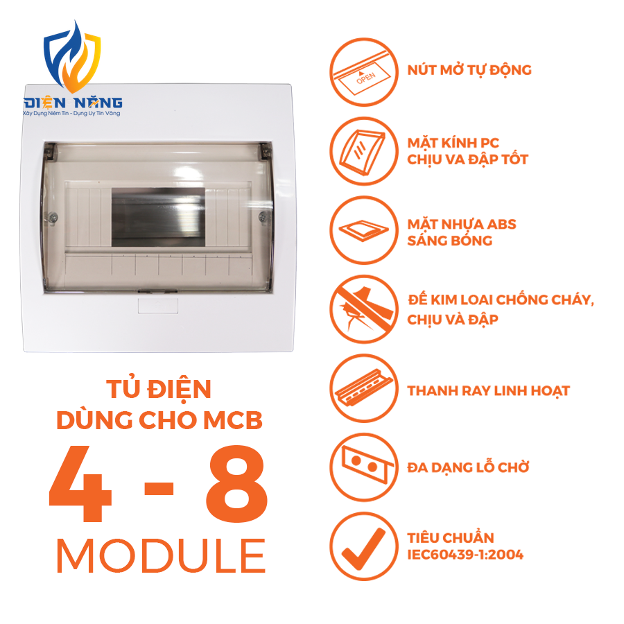 Tủ điện âm tường Nanoco - anh 2