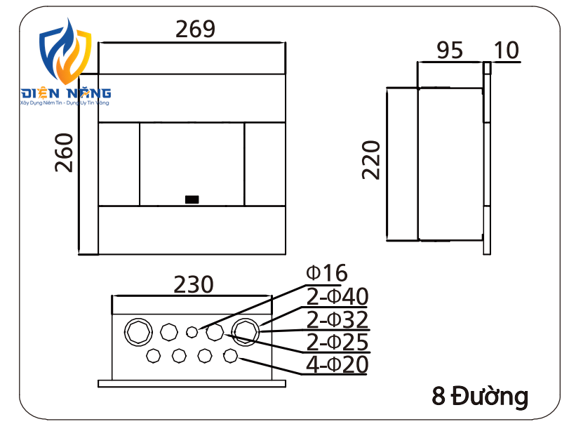 Tủ điện âm tường Panasonic - anh 2