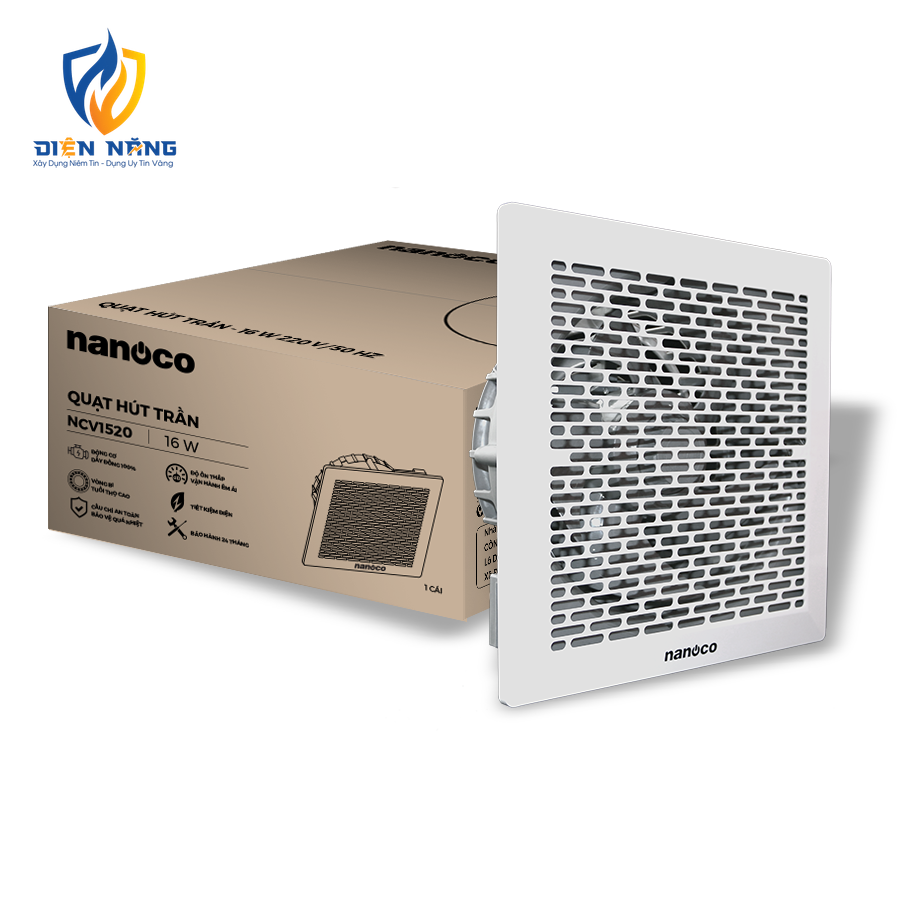 Quạt hút Nanoco dòng âm trần không ống dẫn - anh 6