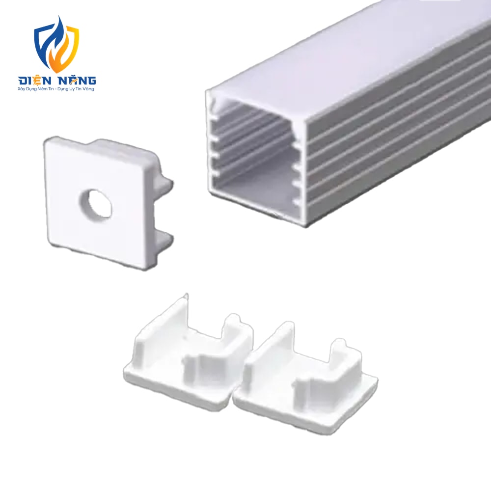 Phụ kiện nẹp nhôm cho đèn LED dây trong nhà Nanoco - anh 2