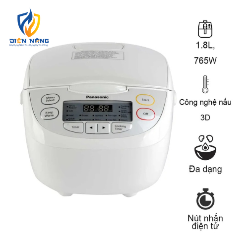 Nồi cơm điện tử Panasonic SR-CL188WRAM - anh 2