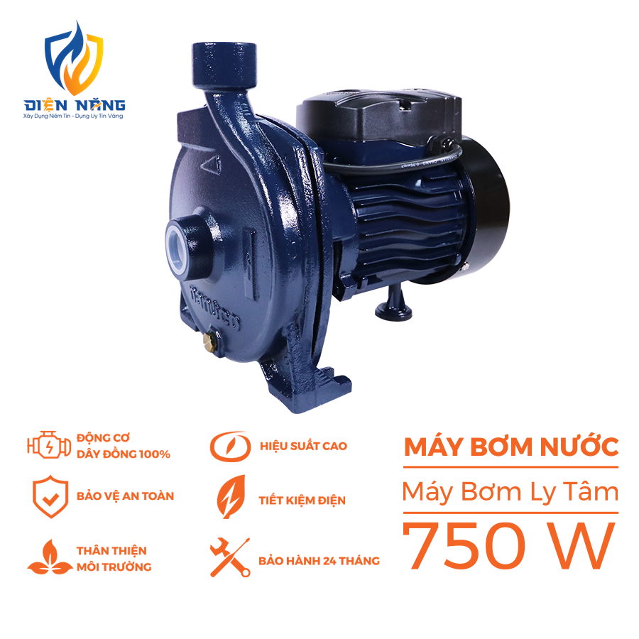 Máy bơm nước Nanoco dòng bơm ly tâm NCP750 - anh 6