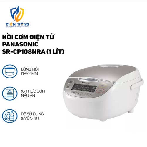 Nồi cơm điện tử Panasonic SR-CP108NRA - anh 2