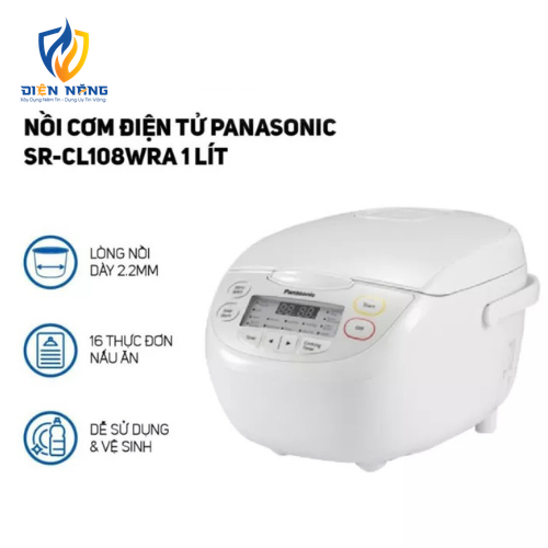 Nồi cơm điện tử Panasonic SR-CL108WRA