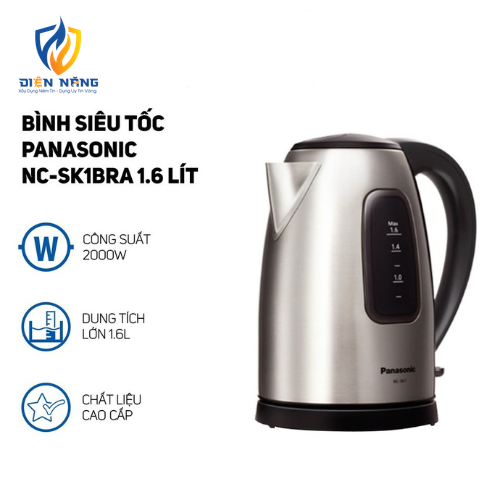 Bình đun siêu tốc Panasonic NC-SK1BRA - anh 2
