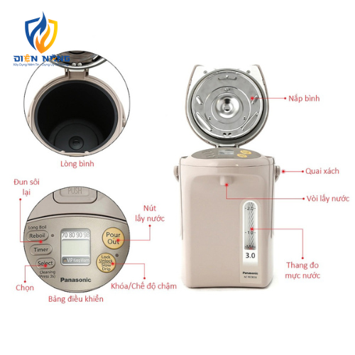 Bình thủy điện Panasonic NC-BG3000CSY - anh 2
