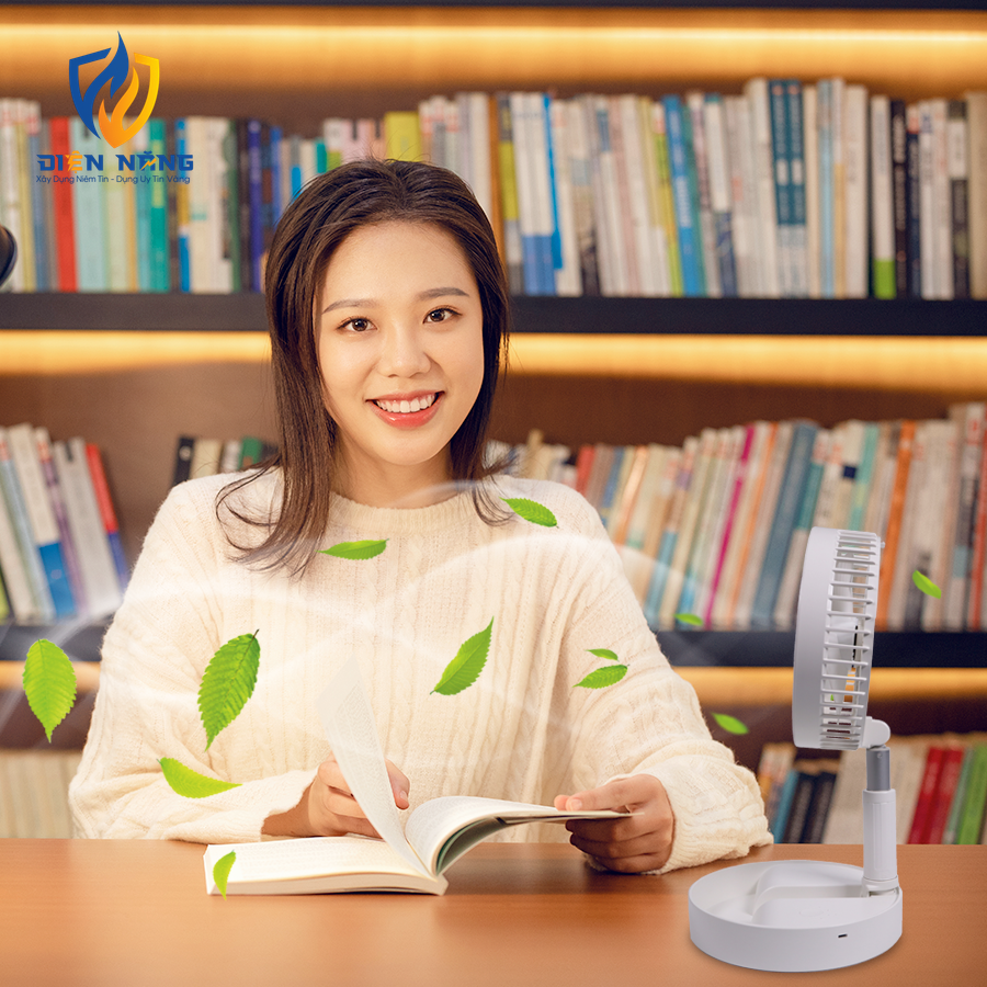 Quạt sạc gấp gọn NFF1617 - anh 6