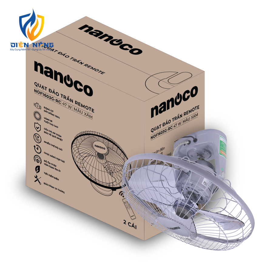 Quạt đảo trần Nanoco - anh 6