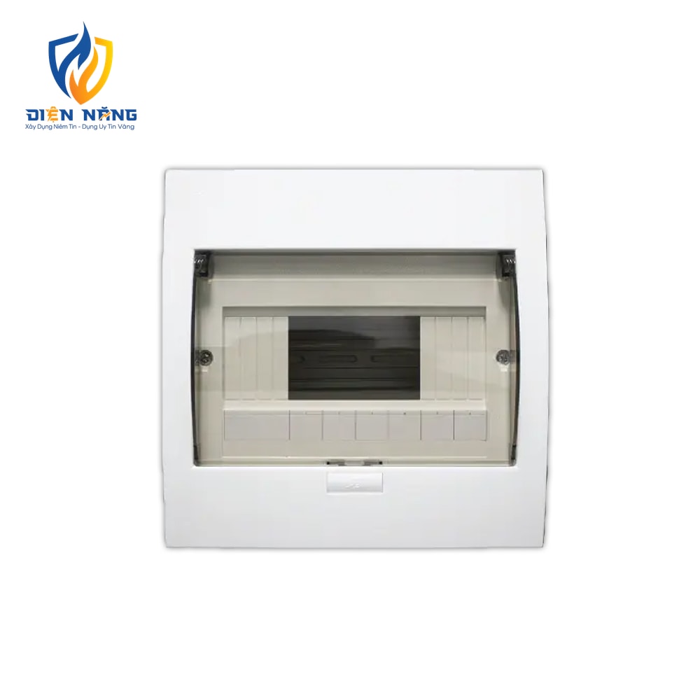 Nắp tủ điện + mặt kính 4 - 8 đường