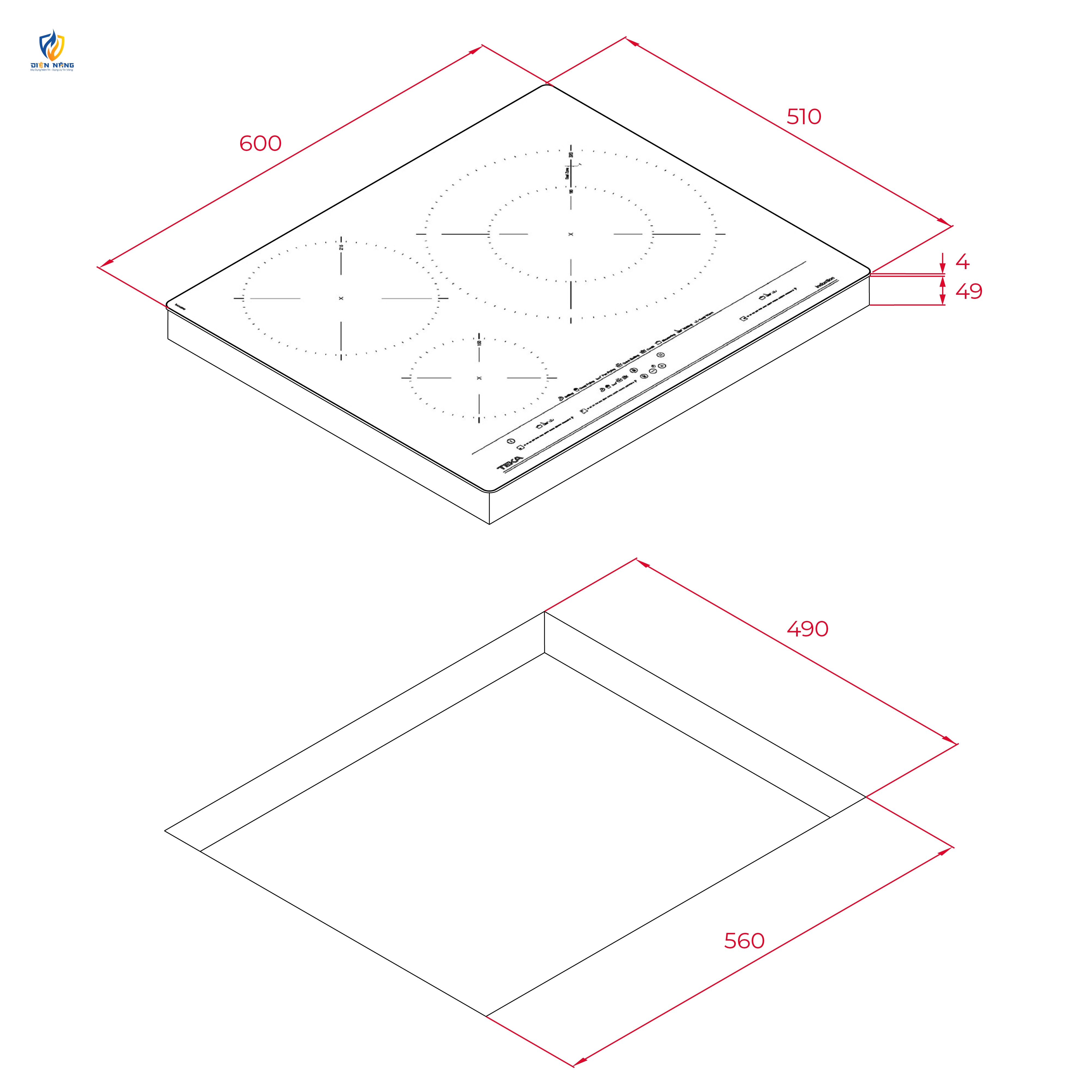 Bếp điện từ TEKA IZC 63630 BK MST - anh 2