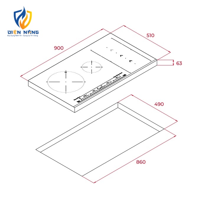 Bếp điện từ TEKA IZS 96600 MSP - anh 5
