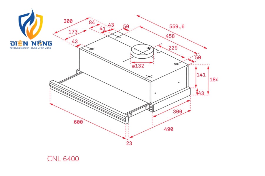 Máy hút mùi TEKA CNL 6400 - anh 2