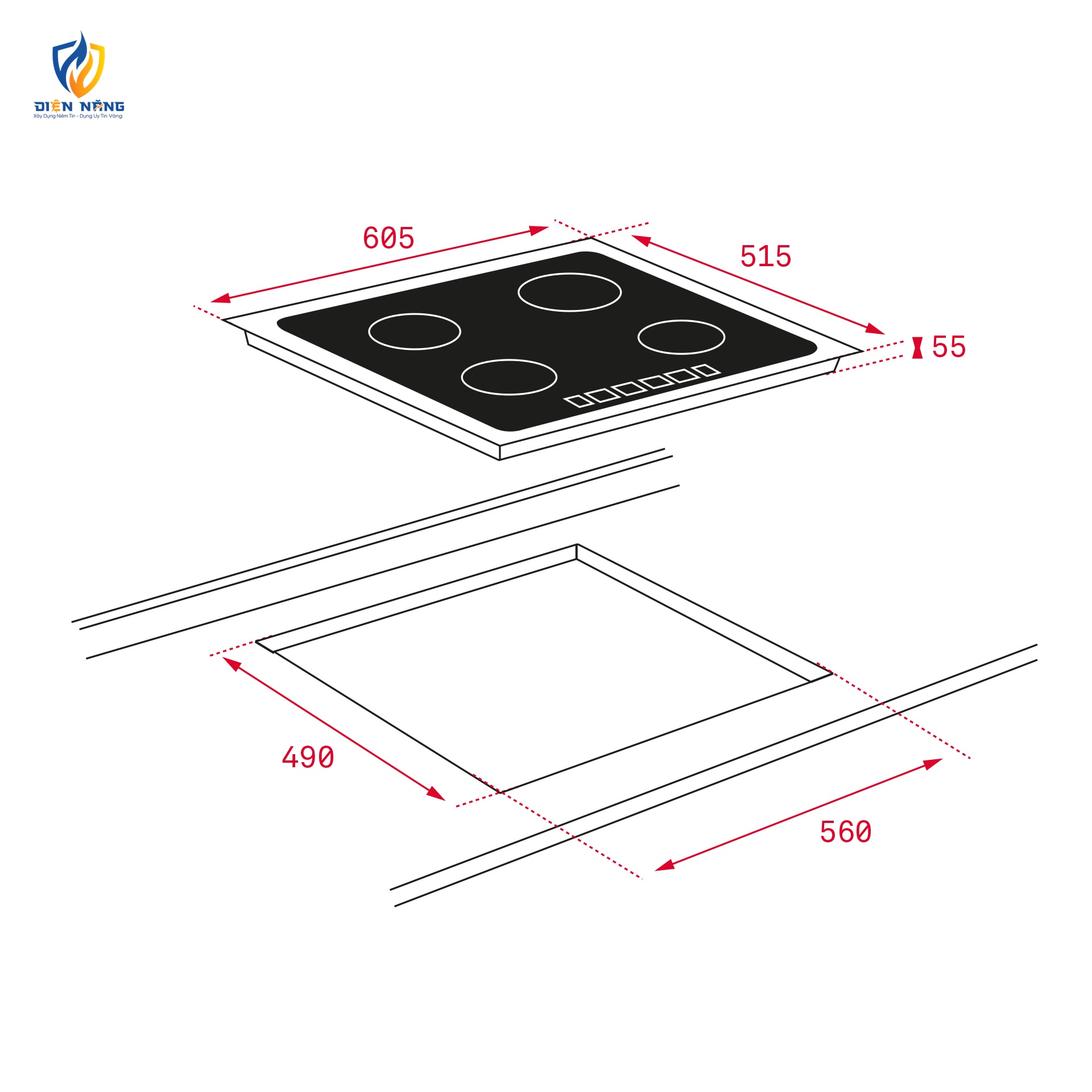 Bếp điện từ TEKA IT 6350 iKNOB - anh 4
