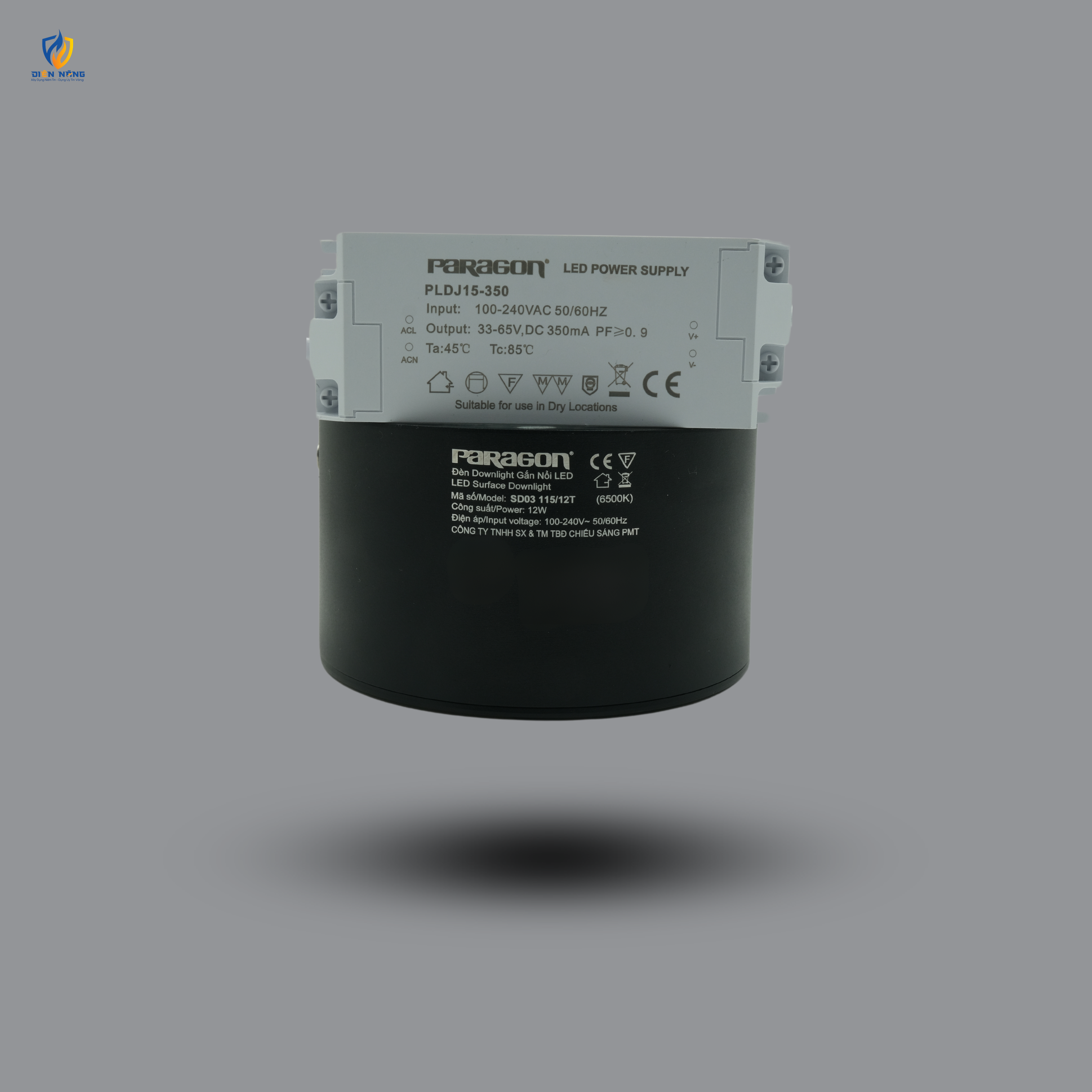 Đèn LED downlight 12W gắn nổi SD03 115/12 - anh 2