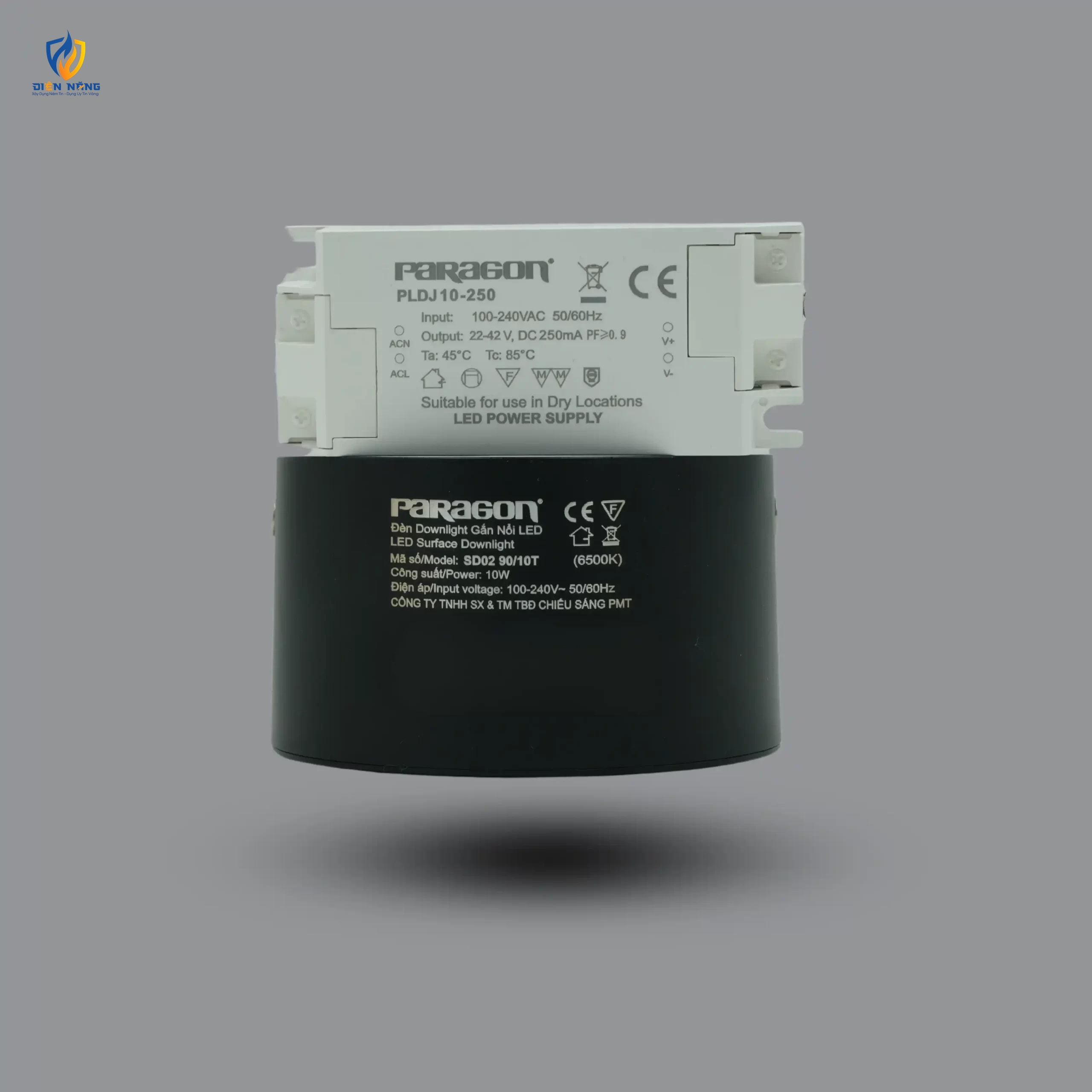Đèn LED downlight 10W gắn nổi SD02 90/10 - anh 4