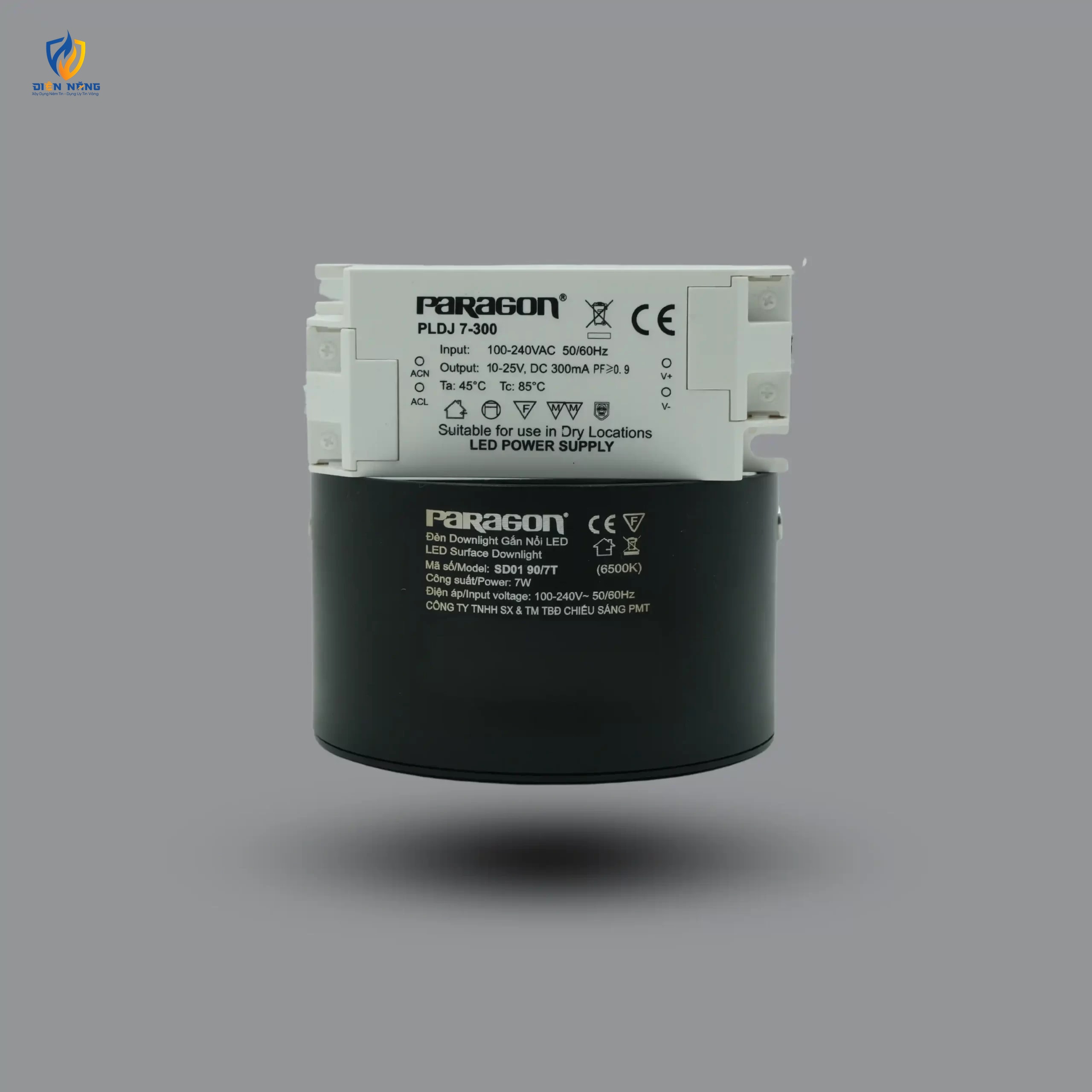 Đèn LED downlight 7W gắn nổi SD01 90/7 - anh 4