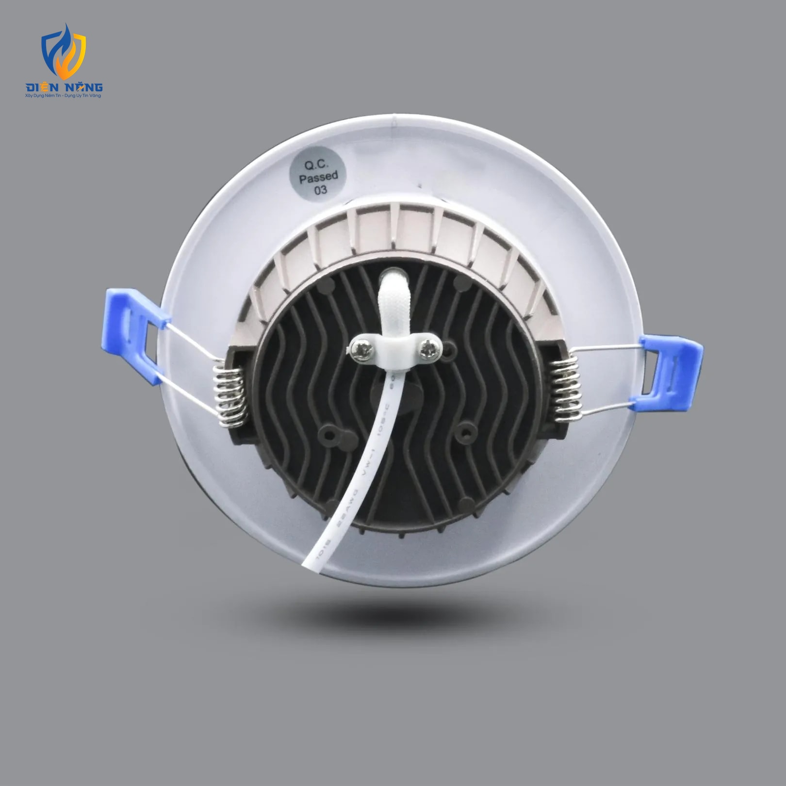 Đèn LED Downlight âm trần viền bạc 9W F118 90/9 - anh 4