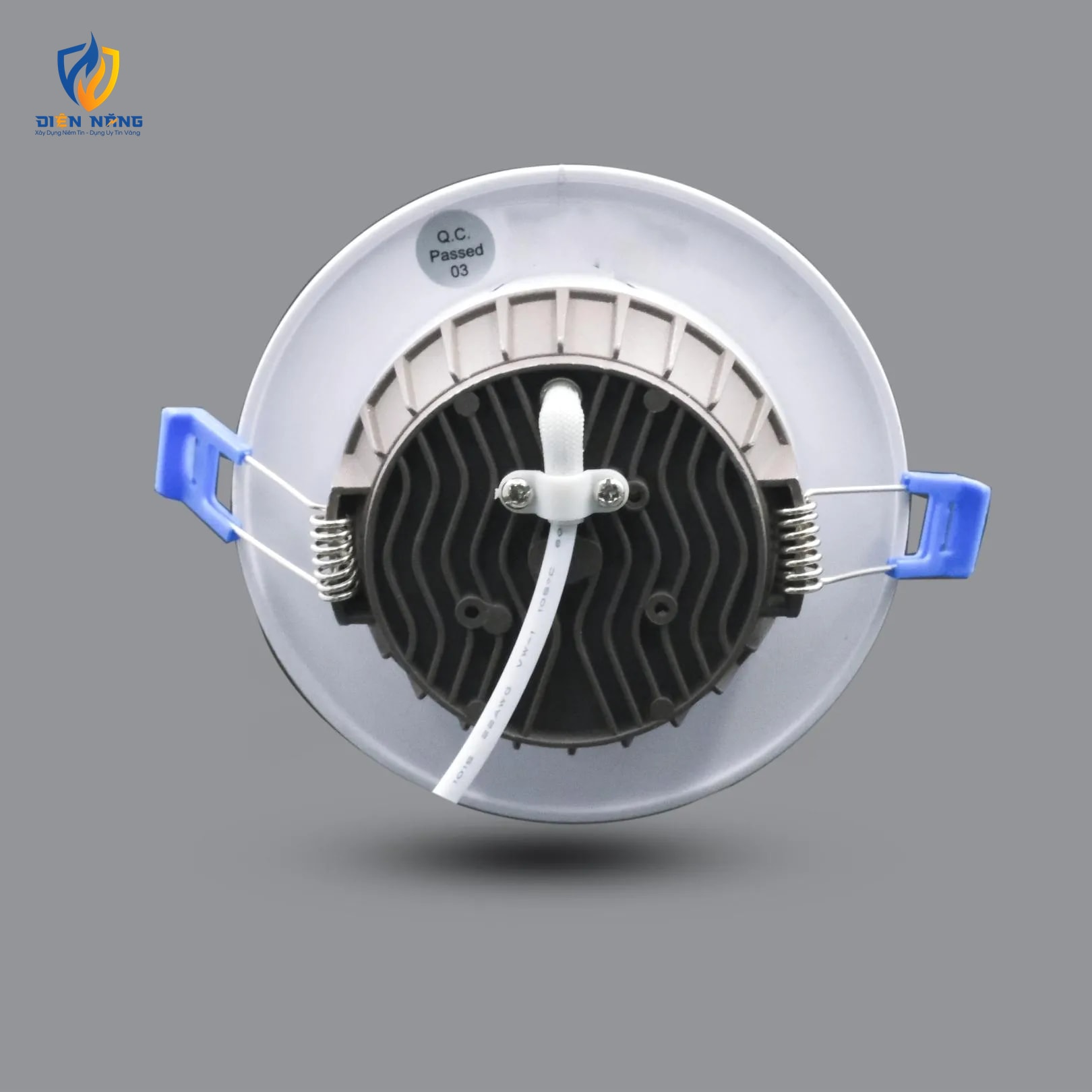 Đèn LED Downlight viền vàng 12W âm trần đổi 3 màu E138 115/12CCT - anh 4
