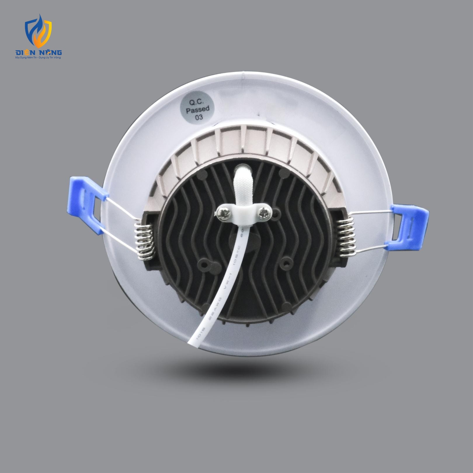 Đèn LED Downlight viền vàng 9W âm trần đổi 3 màu RRDE110L9/CCT - anh 4