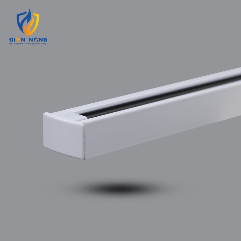 Thanh ray 2 chấu loại 1m – trắng PRO01W-G2 - anh 3