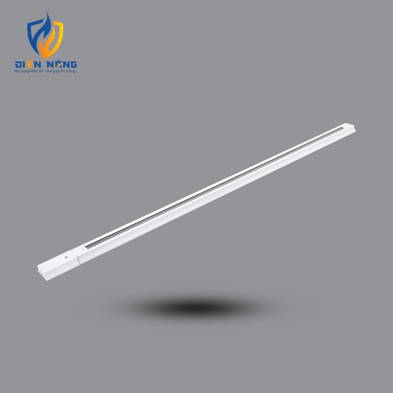 Thanh ray 2 chấu loại 1m – trắng PRO01W