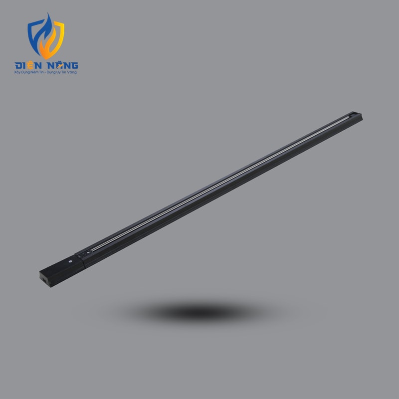 Thanh ray 2 chấu loại 1,5m – đen PRO015B