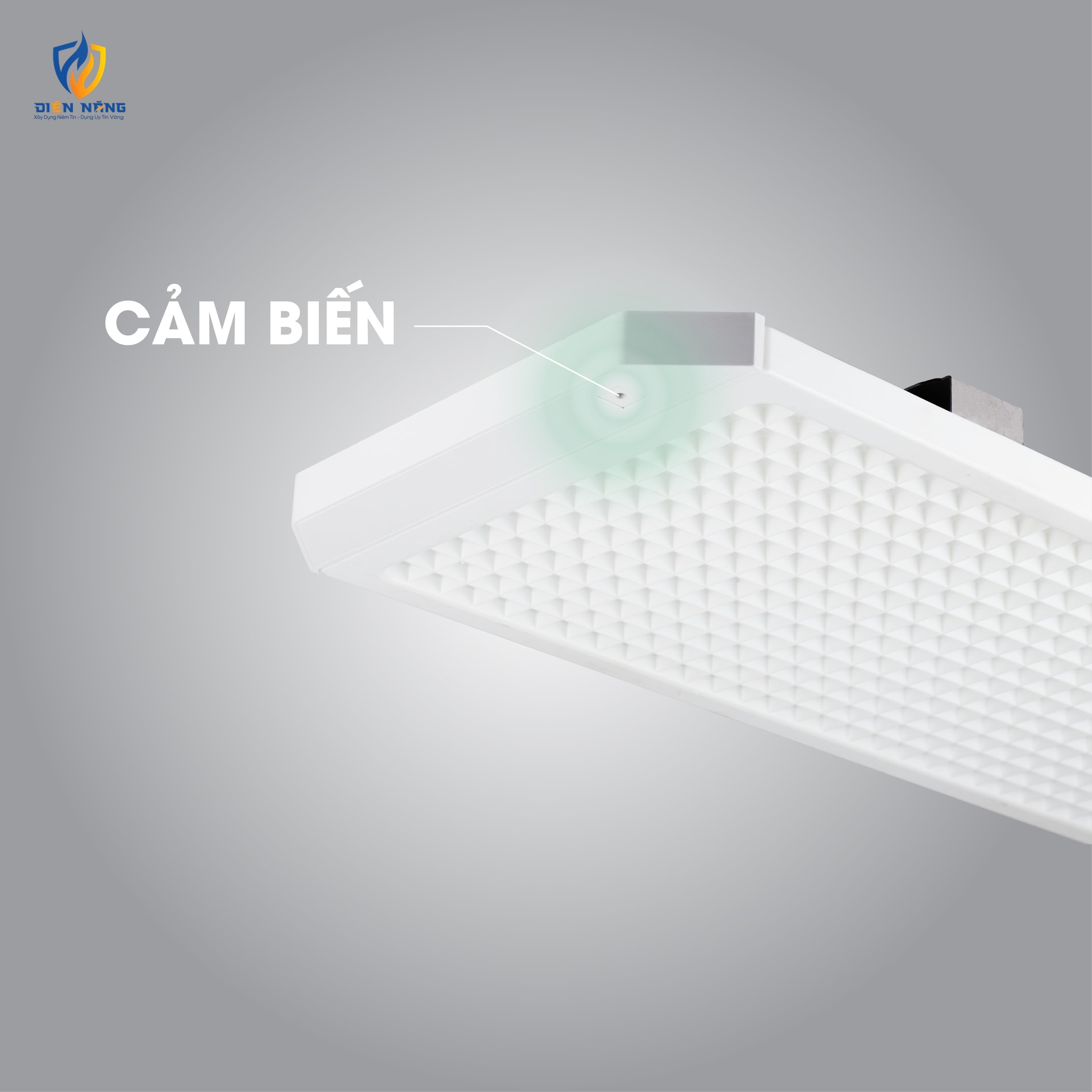 Bộ đèn chiếu sáng lớp học chống chói cảm biến ánh sáng 300x1200/40W - anh 6