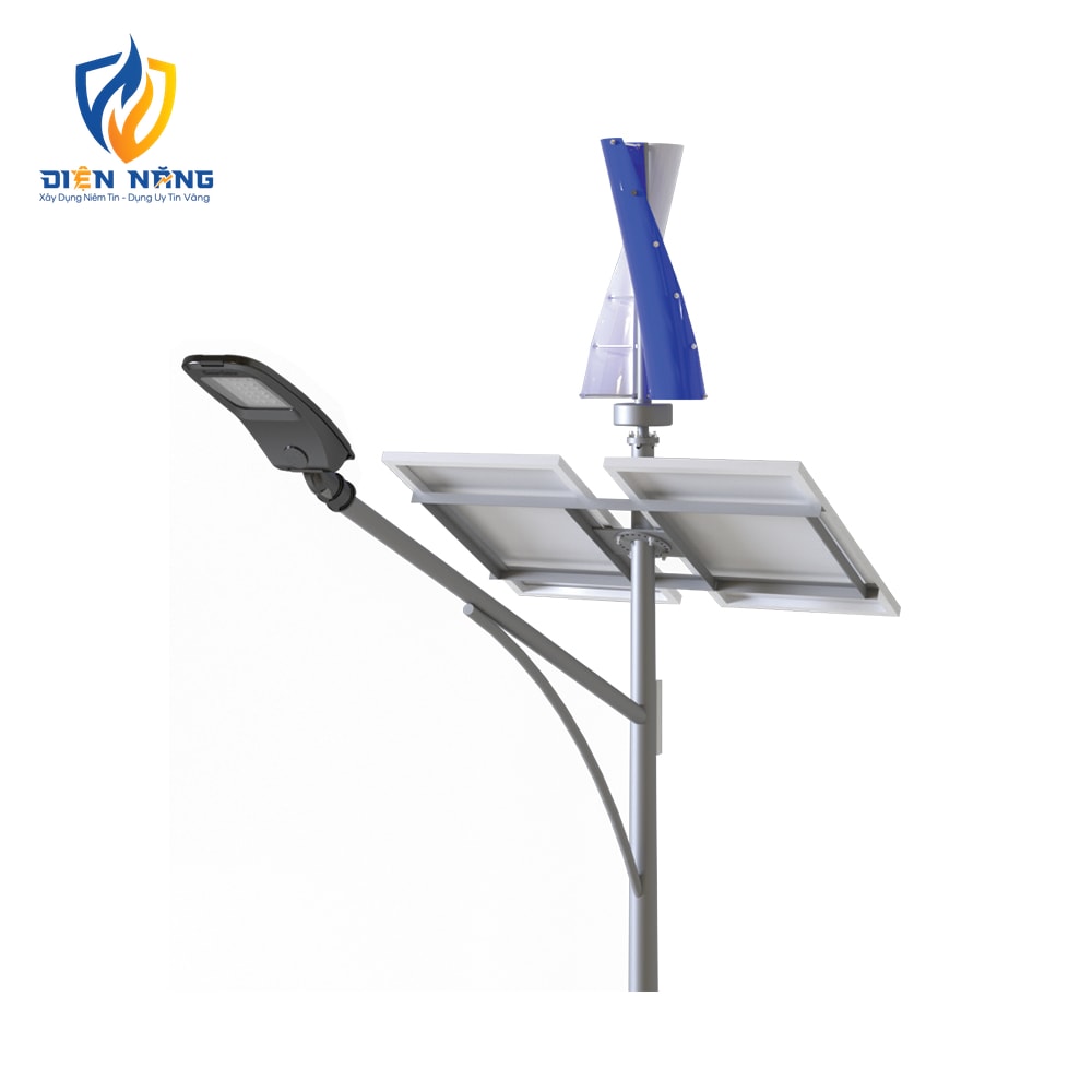 Đèn đường năng lượng mặt trời kết hợp năng lượng gió CSD08 50W
