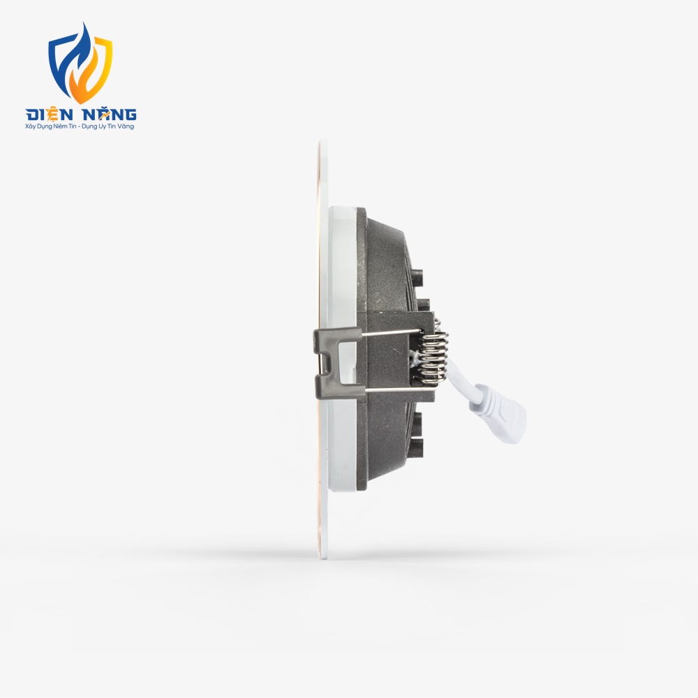 Đèn LED âm trần Downlight AT10 90/8W 3000K viền vàng - anh 4