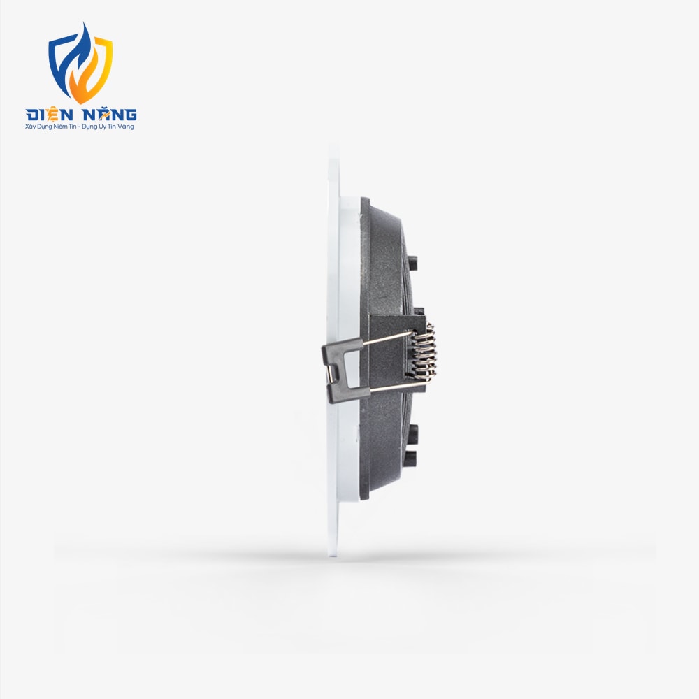 Đèn LED âm trần Downlight đổi màu AT10 viền bạc 90/8W - anh 4