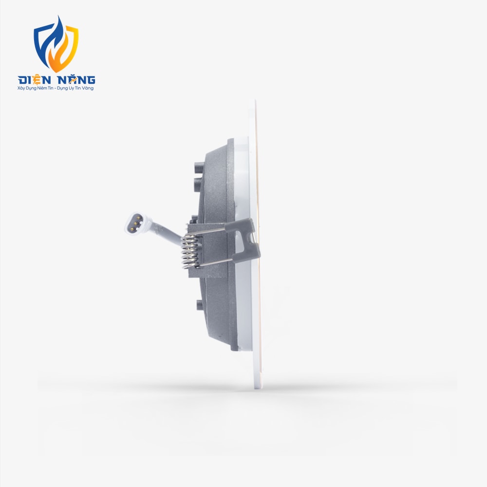 Đèn LED âm trần Downlight đổi màu viền vàng AT10 110/12W - anh 3