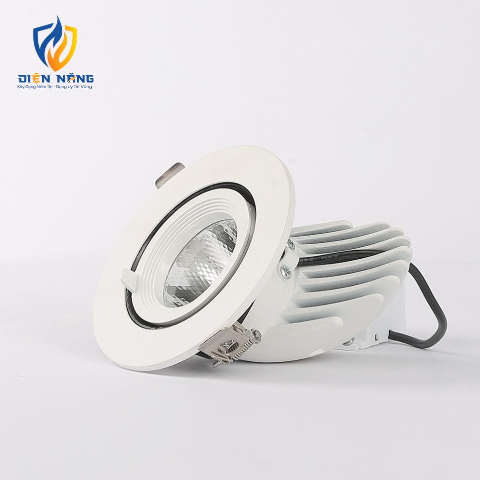 Đèn LED âm trần Downlight xoay góc AT18 100/9W