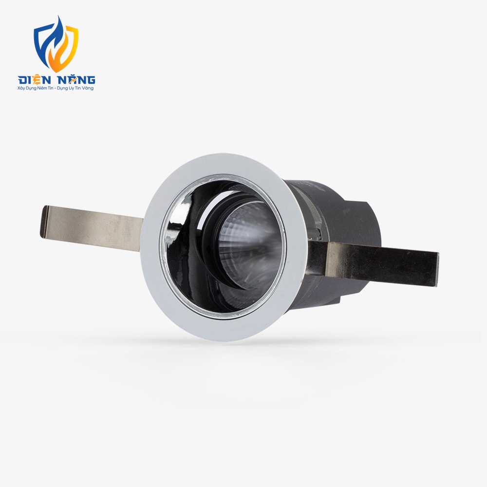 Đèn LED âm trần Downlight thông minh xoay góc AT18 bluetooth 60/7W - anh 3