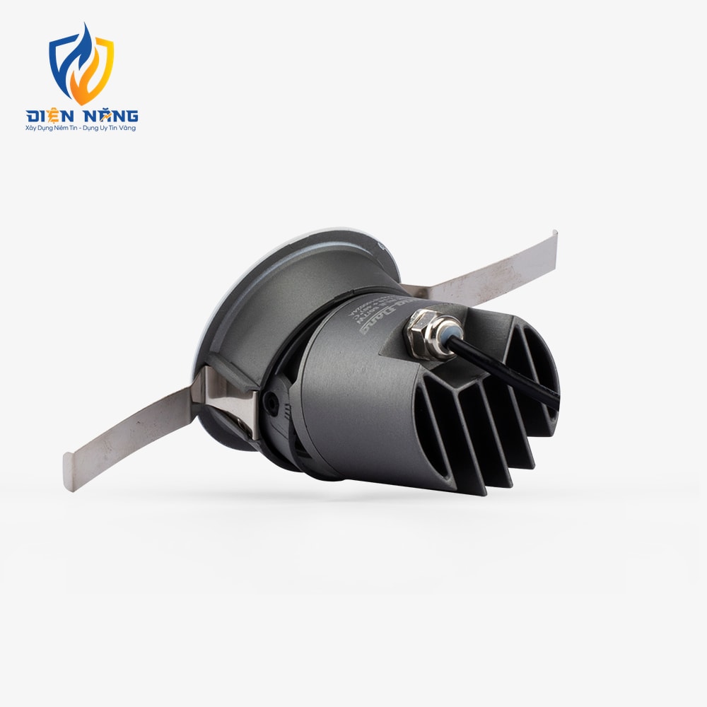 Đèn LED âm trần Downlight thông minh xoay góc AT18 bluetooth 60/7W - anh 4