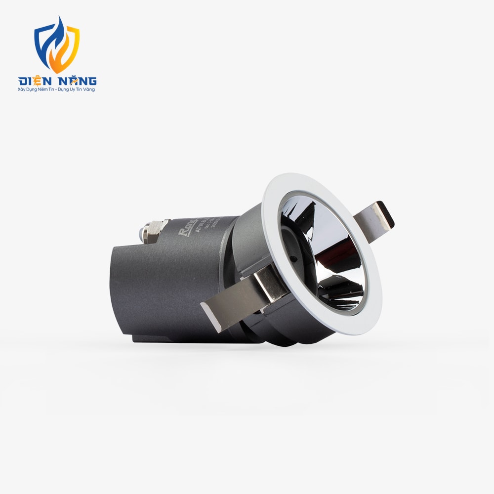 Đèn LED âm trần Downlight thông minh xoay góc AT18 bluetooth 60/7W - anh 6