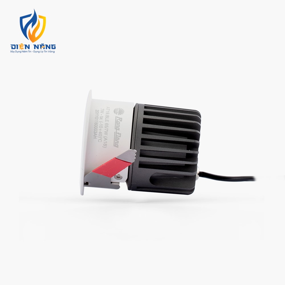 Đèn LED âm trần Downlight thông minh xoay góc AT19 bluetooth 65/7W - anh 3