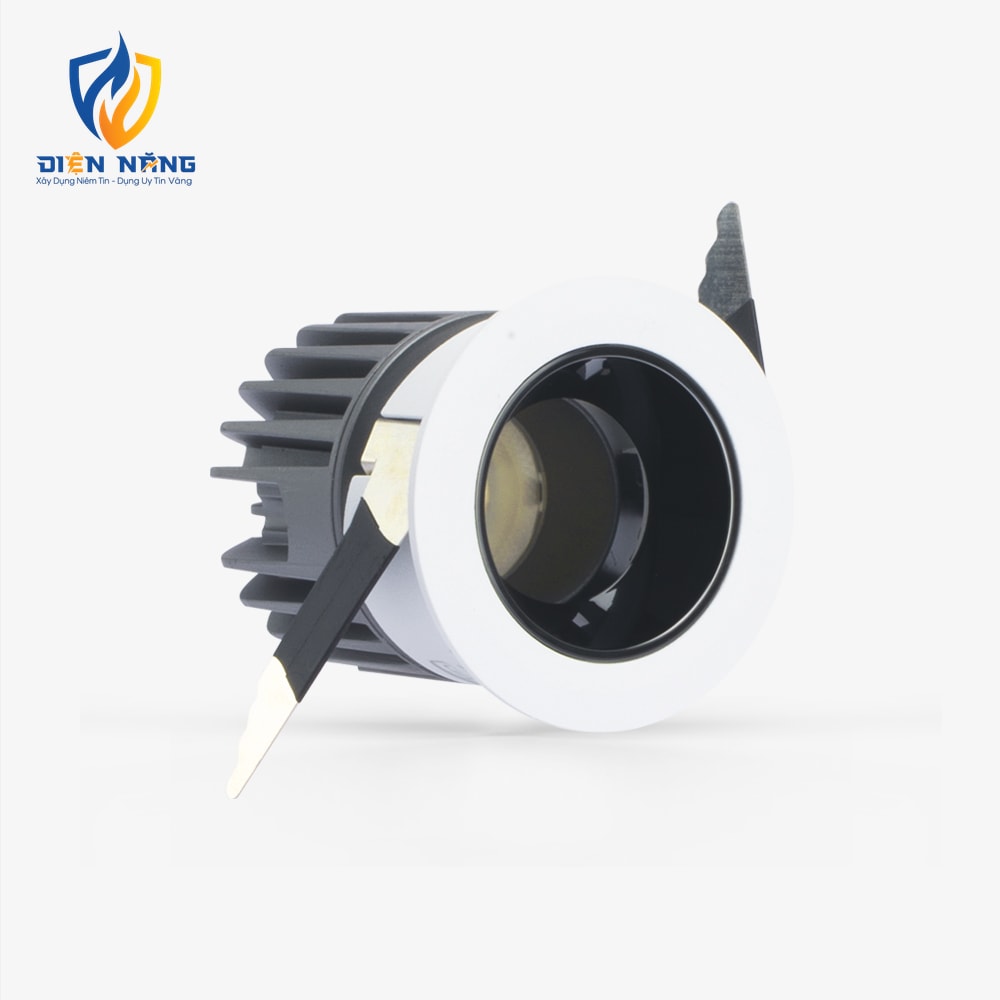 Đèn LED âm trần Downlight thông minh xoay góc AT22 bluetooth 60/7W - anh 2