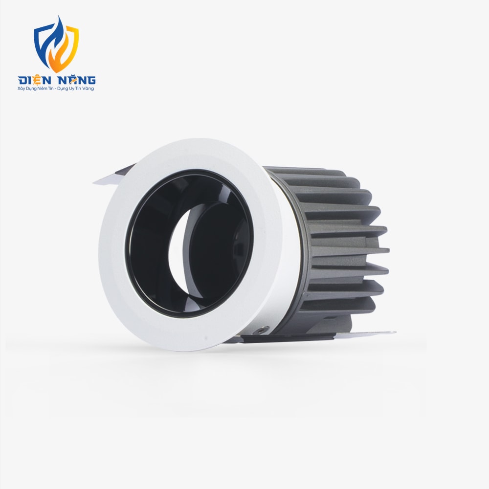Đèn LED âm trần Downlight thông minh xoay góc AT22 bluetooth 60/7W - anh 3