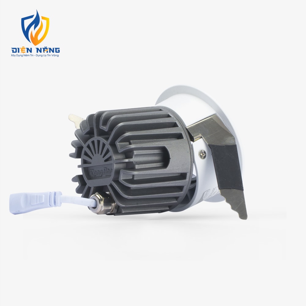 Đèn LED âm trần Downlight thông minh xoay góc AT22 bluetooth 60/7W - anh 5
