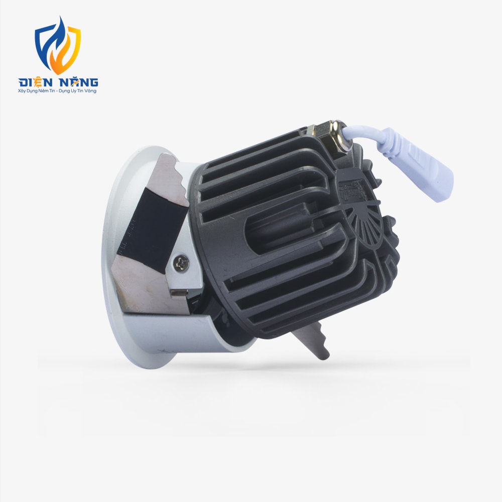 Đèn LED âm trần Downlight thông minh xoay góc AT22 bluetooth 60/7W - anh 6