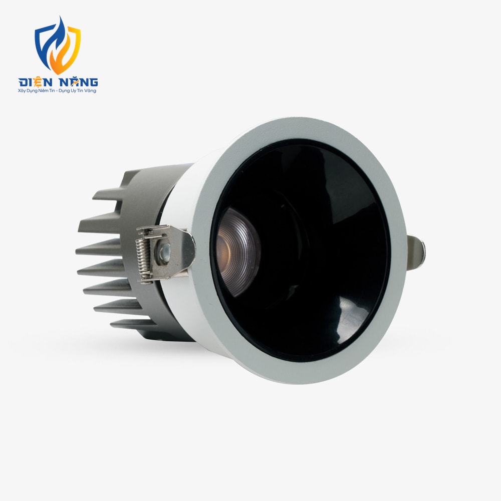 Đèn LED âm trần Downlight thông minh xoay góc AT39 bluetooth 76/12W - anh 2